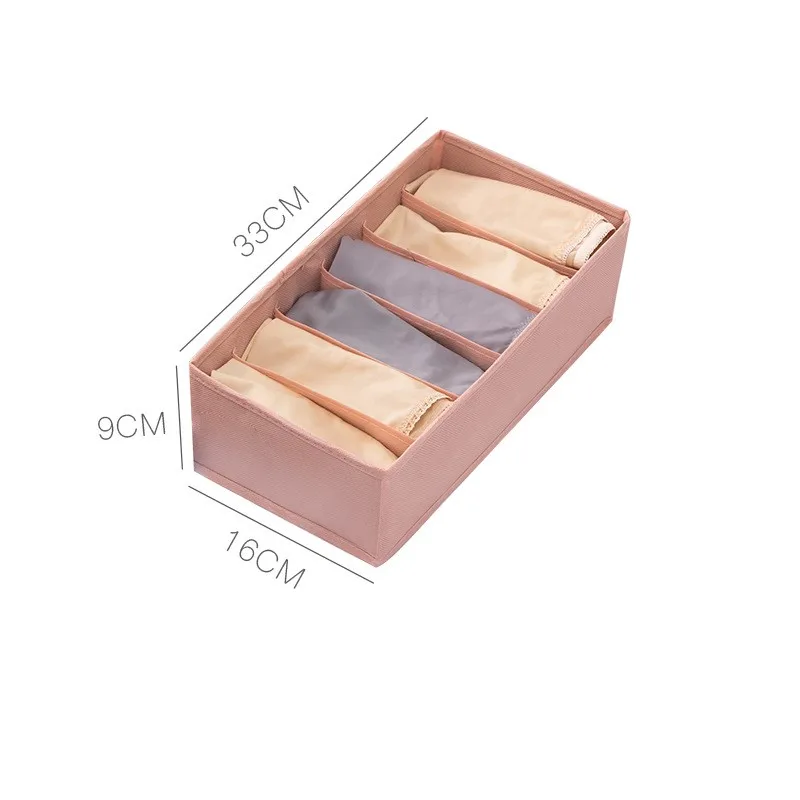 

3pcs Bra Underwear Organizer Storage Box Non-woven Drawer Closet Organizers Storage Organizador Drawer Divider Boxes