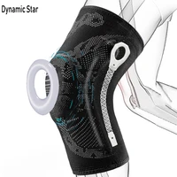 gym fitness knee brace support for basketball running sports knee pads silicone spring joints kneepad meniscus patella protector