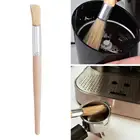 1 шт. универсальная щетка с длинной деревянной ручкой для чистки кофе
