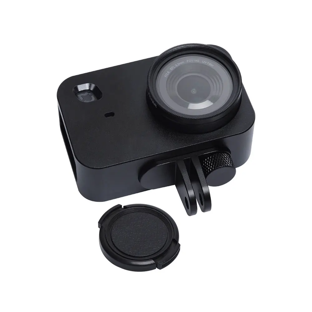 

Housing Shell CNC Metal Protective Cage With 37mm UV Filter Lens For Xiaomi Mijia Small Camera (Black) Camera Prevention Case