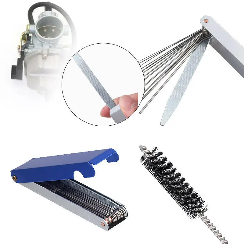 

Carburetor Cleaning Kit 30 Needles Brushes Hexwrench Carb Dirt Jet Cleaner Tool