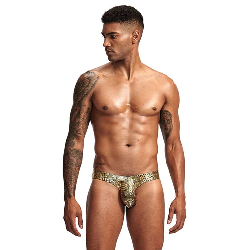Новые розовые золотые мужские сексуальные купальные трусы плавки для геев