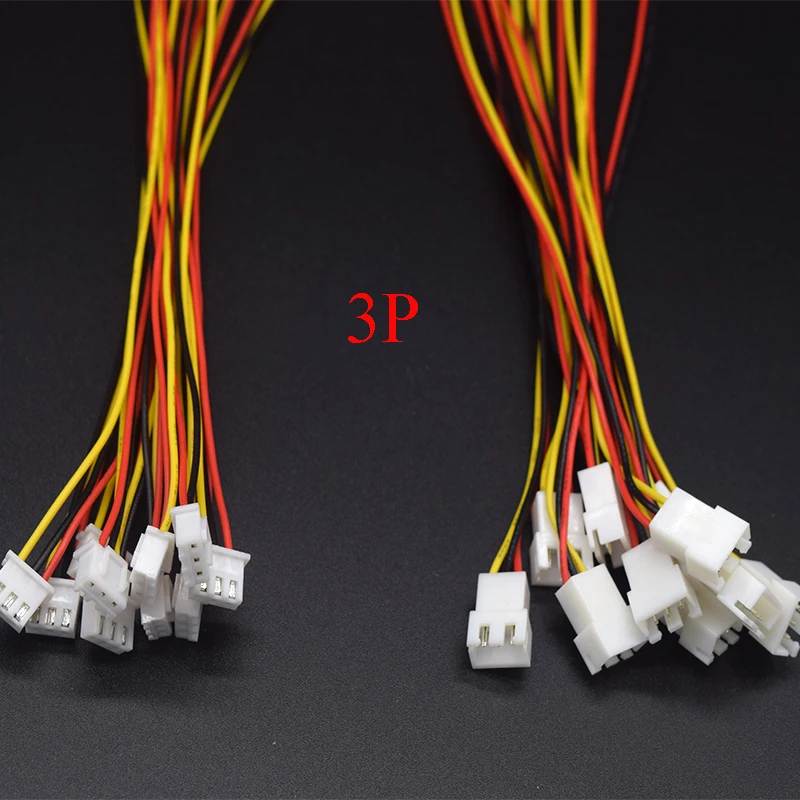 10 пар Micro JST XH 2,54 2P 3P 4P 5P 6PIN штекер 2,54 мм Шаг с проводным кабелем 200 мм кабель для зарядки аккумулятора