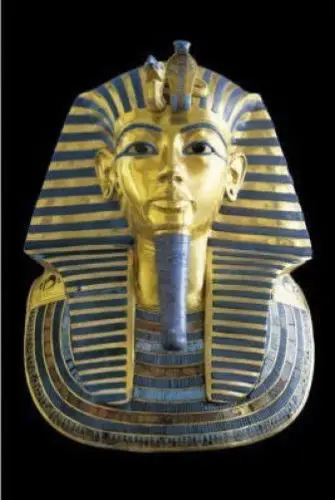 TUTANKHAMUN - KING реквизит Египет Фараон шелковая фотография 24x36 дюймов | Дом и сад