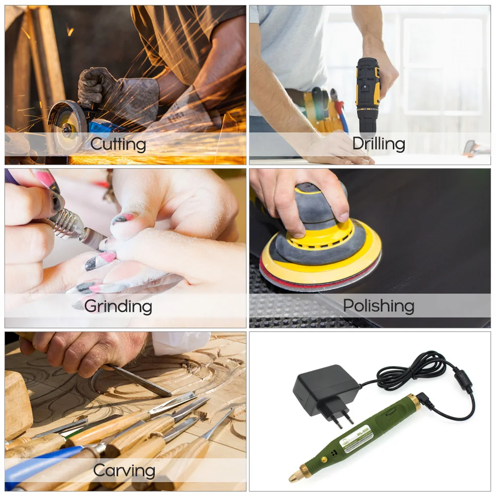 

Mini electric grinder set jade engraving machine adjustable speed electric grinder electric drill miniature engraving machine