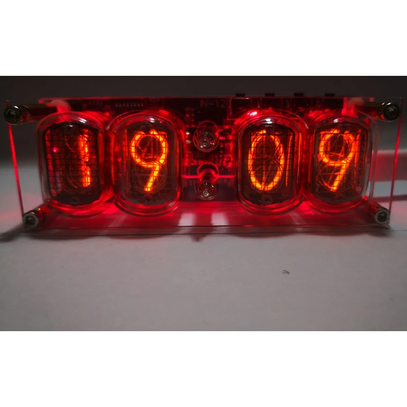 Assemb светодиодный IN 12 светящиеся трубки 4 разрядный часы Красочный Подсветка DS3231