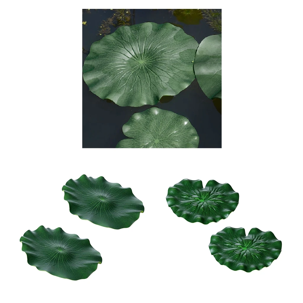 4x рептилий воды аквариум с травой лотоса амфибии змея расходные материалы | Дом и