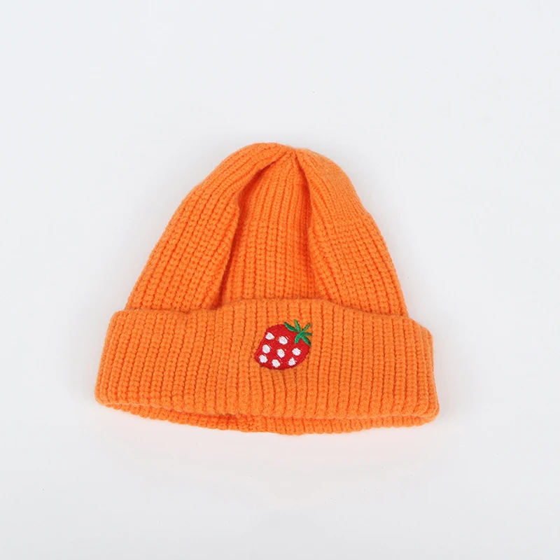 Новые детские шапки осень/зима детская теплая ветрозащитная вязаная шапка s