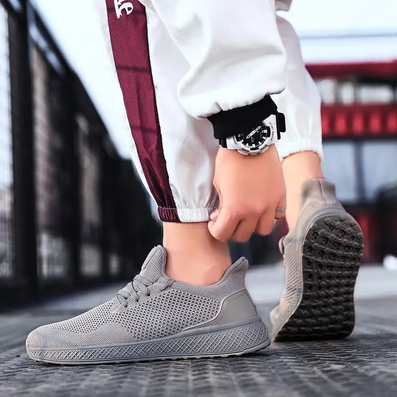 Кроссовки мужские спортивные теннисные майки вязаные для бега брендовые кеды