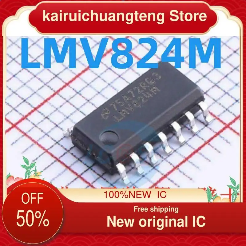 

(1 шт.) LMV824 LMV824M LMV824MX SOP14 новый оригинальный IC