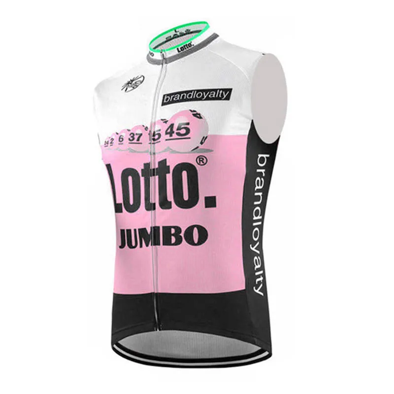 Lotto Велоспорт Джерси 2020 Pro Team без рукавов Велосипед 100% полиэстер горный велосипед