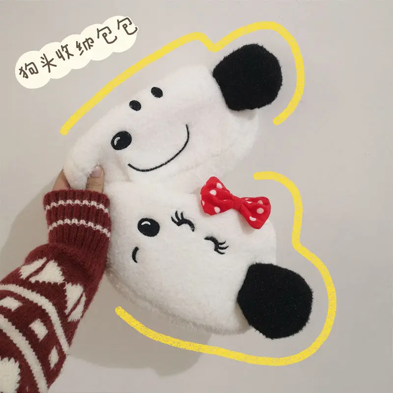 

Cute Plush Snoopy Pencil Case Student Stationery Storage Bag Large Capacity Pencil Case Children's Coin Purse