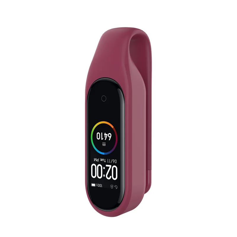 Универсальные стальные зажимы для смарт-браслета Xiaomi Mi Band 4 сменные застежки