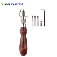 leather edge stitching groover crease pricking hand craft diy leather craft leather tool set