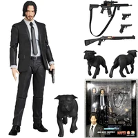john wick action figure mafex 085 collectible model toy