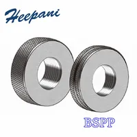 BSPP pipe thread ring gauge BSPP1/8, 1" 1 1/4, 1 1/2,  2" inch cylindrical master pitch thread Go NOGO ring O gages