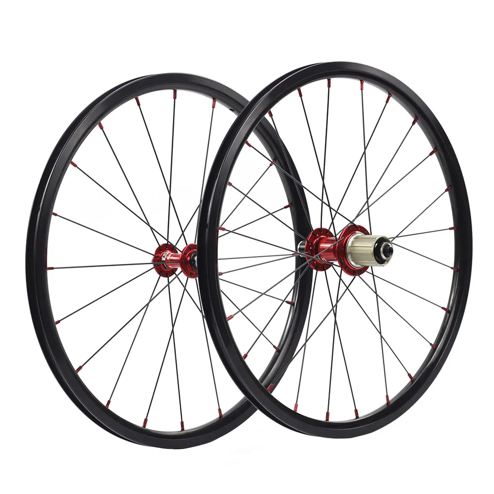 SILVEROCK 20 &quot22&quot Сплав Minivelo велосипедные колеса NBR 100/130 мм обод V суппорт тормоза 451 406