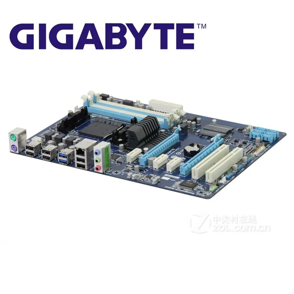Разъем AM3+ для AMD 970 GIGABYTE GA-970A-DS3 оригинальная материнская плата DDR3 DIMM USB3.0 32G Gigabyte 970A-DS3 Настольный SATA III