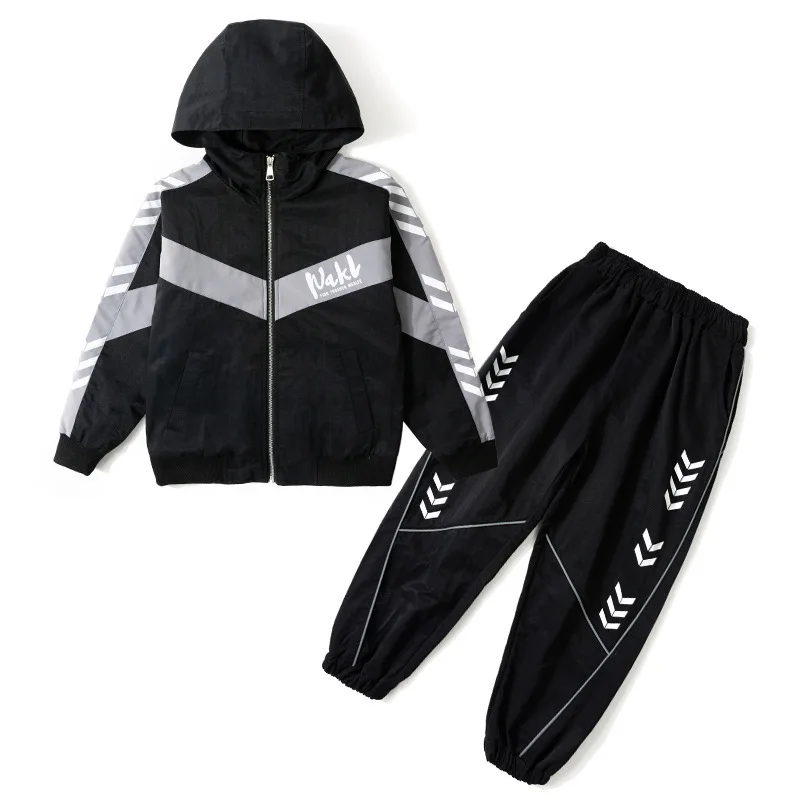 

New Arrive Spring Autumn Boys Clothing Suits Sweatshirts+ Pants 2pcs/Set Kids Teenager Sportswear School Uniform Tracksuit High