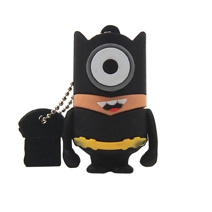 Style 6 Batman Cle usb флеш-накопитель Миньоны и любимая Поддержка USB 2,0 флеш-накопитель animado 128 МБ 32 Гб 64 ГБ USB флеш-накопитель memoria usb - Цвет: Style 6 Batman