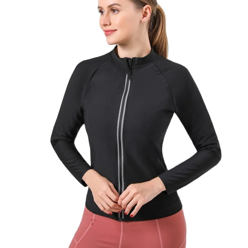 

Women Hot Sweat Weight Loss Shirt Body Shaper Slimming Sauna Jacket Suits Workout Long Sleeve Training Clothes Fat Burning Tops