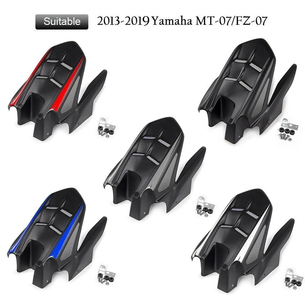 Мотоцикл заднее крыло шины Hugger ABS пластик для 2013 2014 2015 Yamaha FZ07 MT07 MT FZ 07 Blue синий