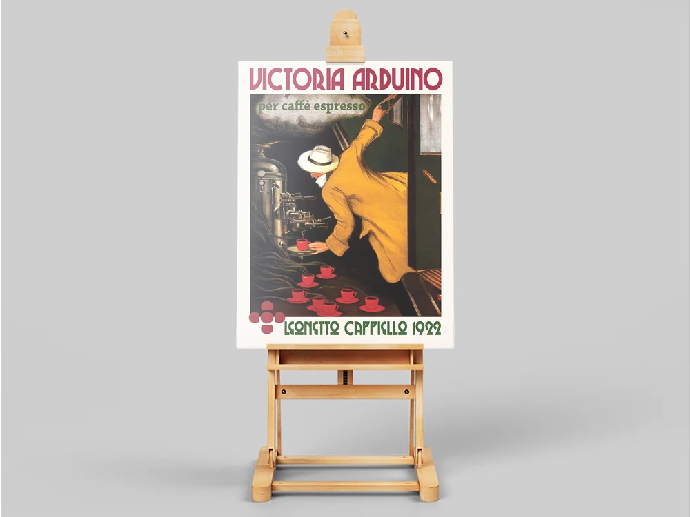 Известная картина маслом постер для Каффа эспрессо Виктория ардуино Картина на