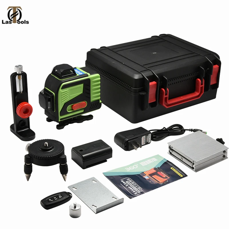 Уровень лазерный Weilian 8 или 12 линий зеленый | Инструменты