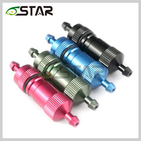 6 Star D4.5 * D3 L51mm высокой точности Большой топливный фильтр 3 мм RC бак аксессуары для