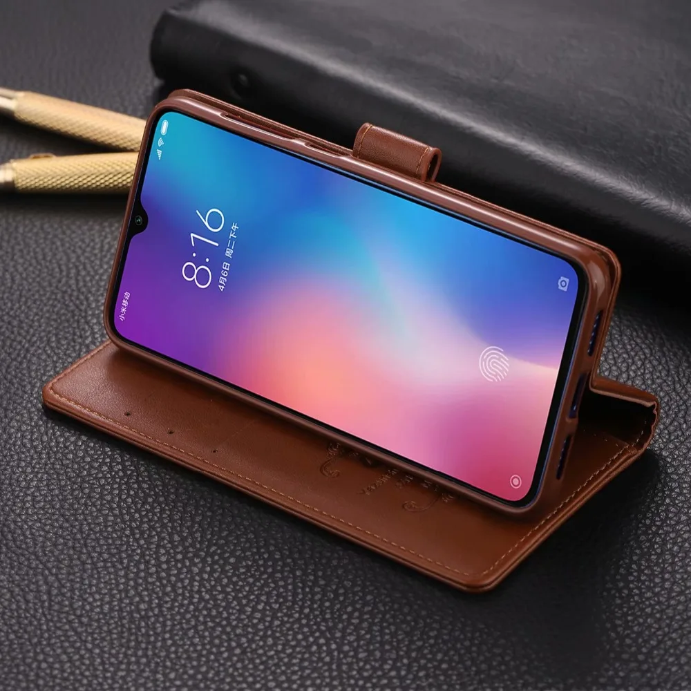 Кожаный чехол для Xiaomi Mi 9T 9 SE 8 Lite Plus 6X CC9 CC9E A3 A2 A1 Redmi K20 Note 7 6 5 Pro Max 2 3 Poco F1|Бамперы| |