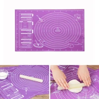45x60 silicone baking mat kitchen make pizza tools cooking accessories non stick for dough rolling sheet pastry and bakery tools