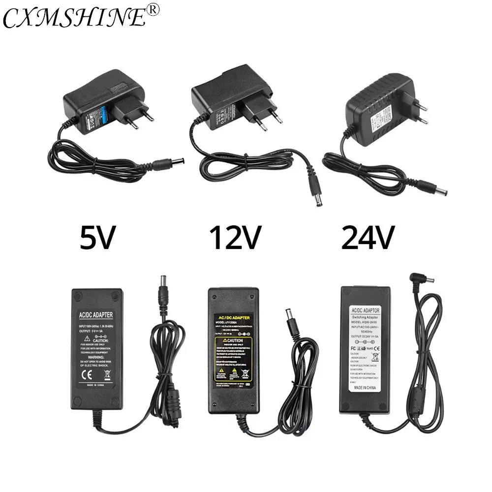 Универсальный адаптер питания 110 220 В переменного тока в постоянный ток 5 12 24 для
