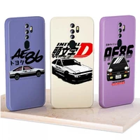 digital d retro racing car for oppo find x3 x2 lite neo f17 f11 pro f7 f5 a93s a74 a94 5g ax5 a31 liquid silicone phone case