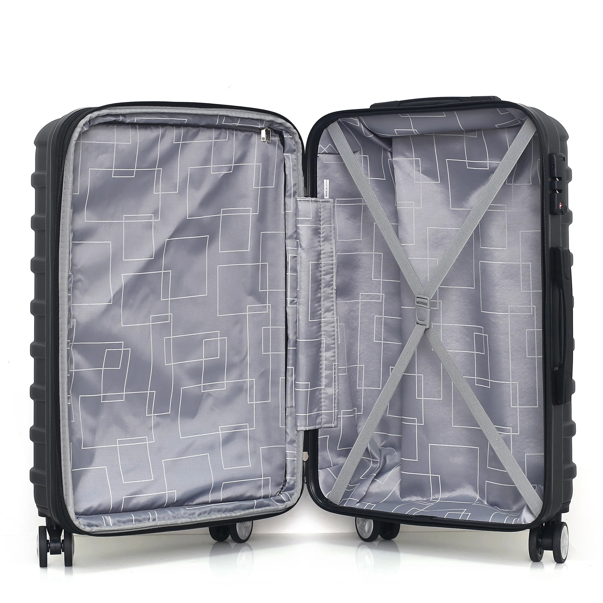 Murah Bagasi 3Pc Set Abs Hardside Koper Ringan Dengan Expandable180821316