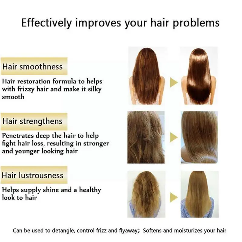 50 мл Новый аргановый Питательный кондиционер для волос кератин поврежденных