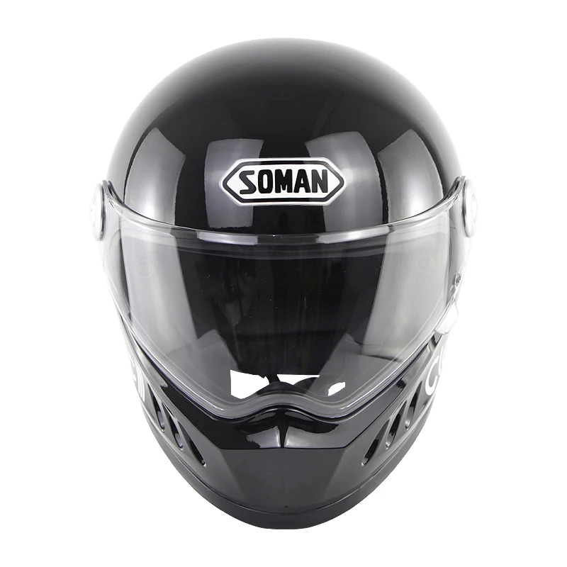 Soman шлем полный лицо Человек руля высокое качество Casco Moto Ece Сертифицированный Casco Patinete шлем козырек Visiera Casco Moto