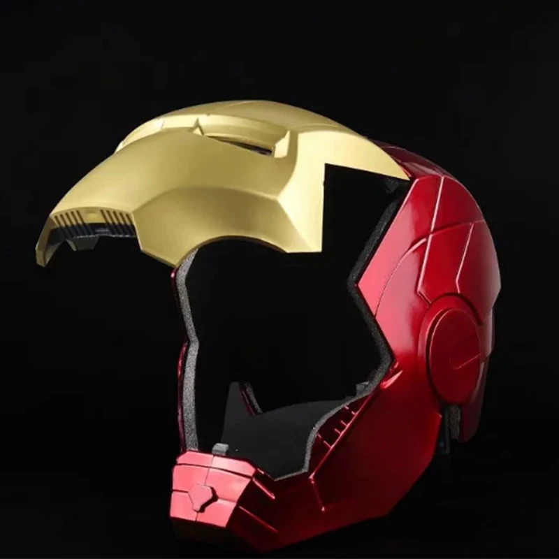 Шлем-Маска Железный человек со светодиодный Ной подсветкой |