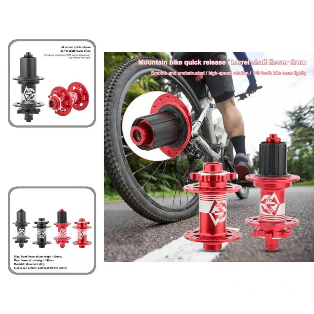 

Low Power Loss Compact Structure MTB Disc Brake Front Rear Hub for Cycling