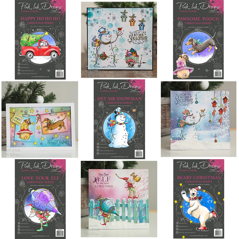 

Winter Animal Clear Stamps Template For Diy Dies Scrapbooking Stamps Paper Card Making Decorative Photo Album Stamps