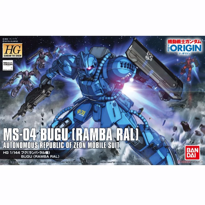 

Оригинал Baidai Hg 1/144 Gto 012 Ms-04, Bugu Ramba Ral Gundam, модель сборки, Actie, игрушечные фигурки Cadeaus Voor quinen