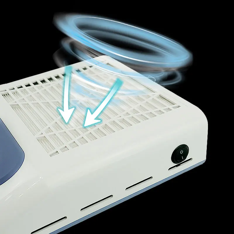 Мощный маникюрный всасывающий пылеуловитель 80 Вт инструмент для маникюра машина