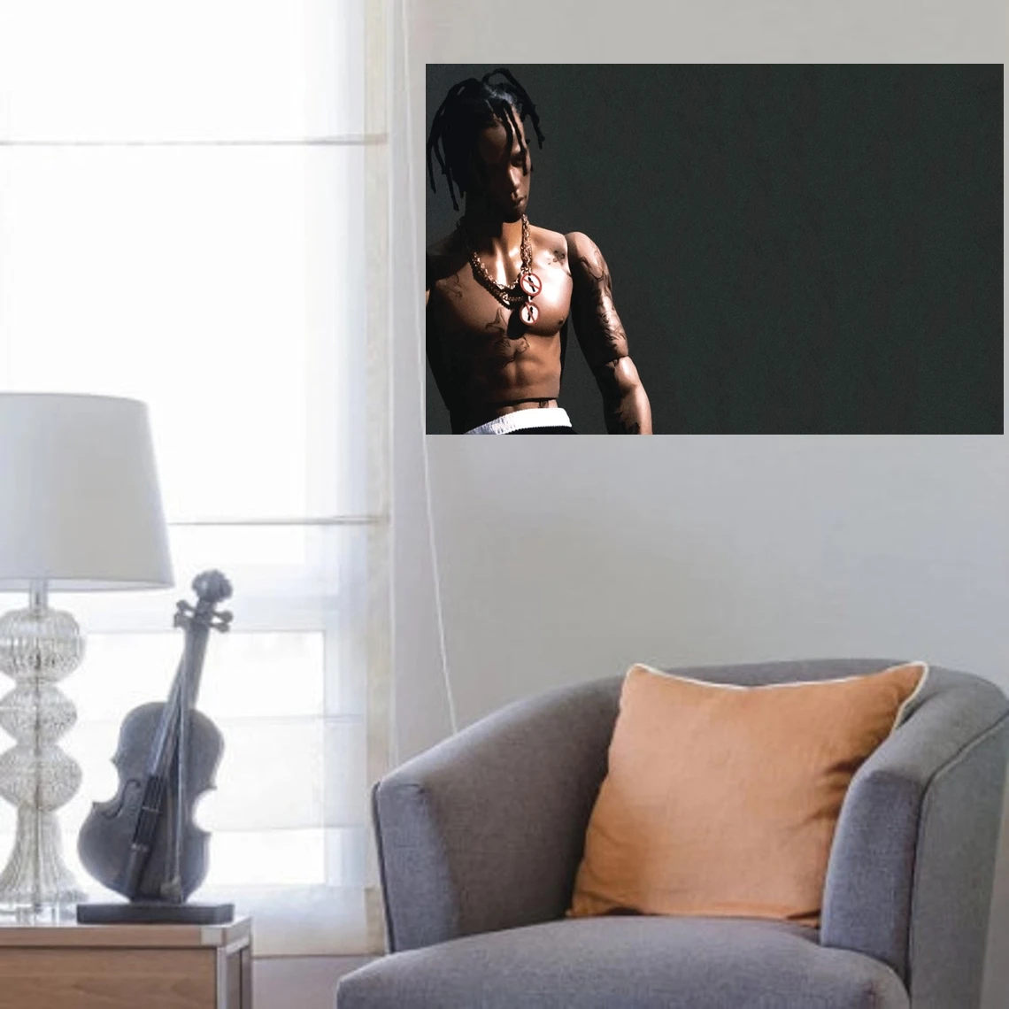 Постер Родео Тревис Скотт день после музыкальный альбом Обложка музыка ПЕВЕЦ