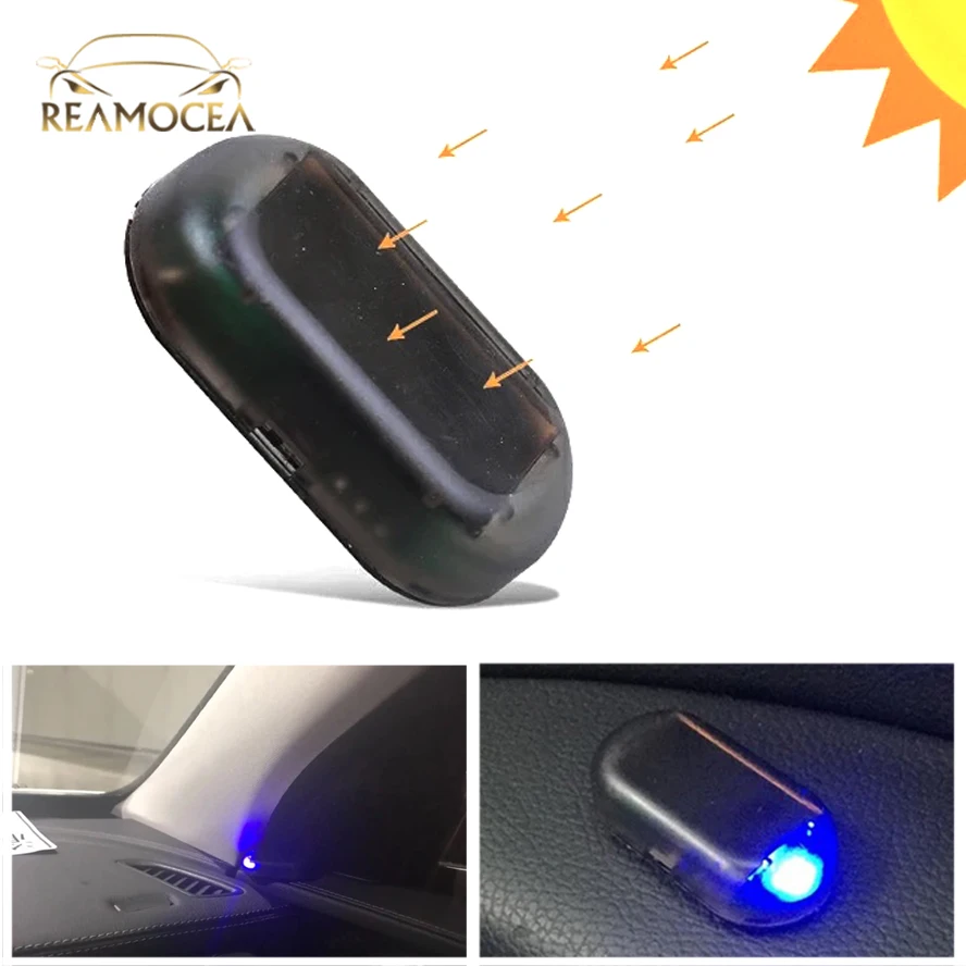 Поддельный Автомобильный Фонарь безопасности Reamocea на солнечной батарее манекен