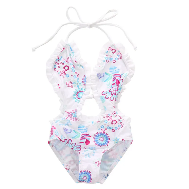 

1-6Y Baby Girls Swimsuit Little Girl One Piece Kids Swimwear Costume Bathing Suit Children Swimming Clothes Summer Beachwear