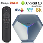 ТВ-приставка WUDUNG A95X F4, Amlogic S905X4, с RGB-подсветкой, Android 10, 4G, 64 ГБ, 32 ГБ, 128 ГБ, Двойной Wi-Fi, 8K, медиаплеер для Youtube, A95XF4, 2 ГБ, 16 ГБ