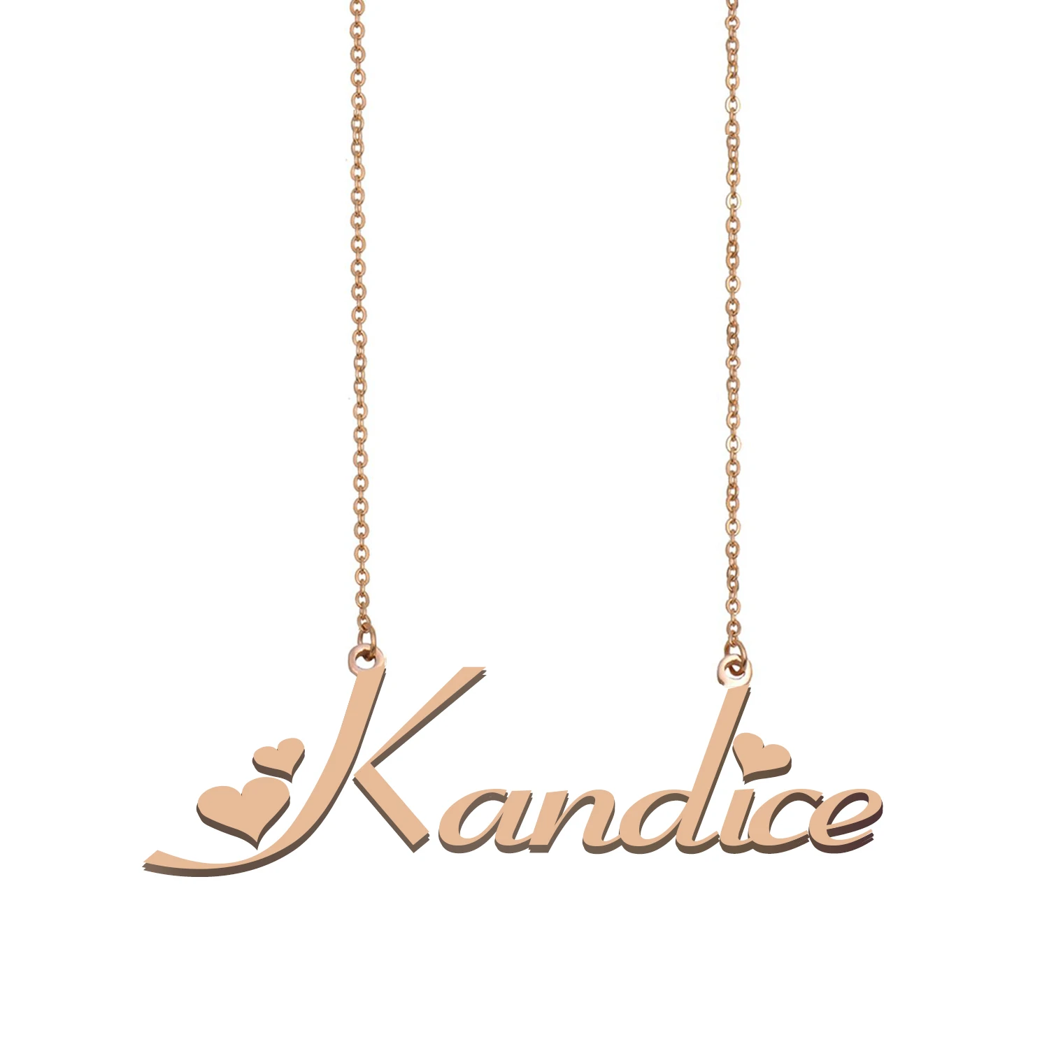 

Kandice Name Necklace , Custom Name Necklace for Women Girls Best Friends Birthday Wedding Christmas Mother Days Gift