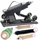 Автоматический вибратор FREDORCH A2, гибкий секс-пулемет с чашкой для мастурбации и 3 фаллоимитаторами, секс-игрушки для взрослых