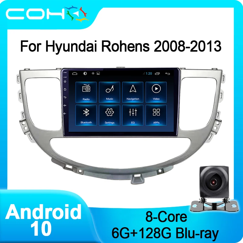 

COHO For Hyundai Rohens 2008-2013 GPS Navigation car Radio Multimedia Player HD Audio Video DVD Android 10 6+128G