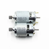 rs 540 550 dc carbon brush motor high speed motor built in cooling fan with 12 tooth gear front 3 17mm knurled shaft