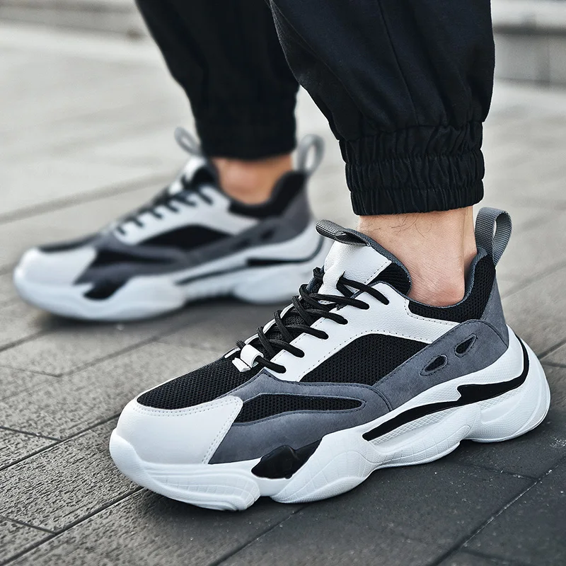 Светильник для мужчин Прогулочная обувь Мужские кроссовки Спортивная